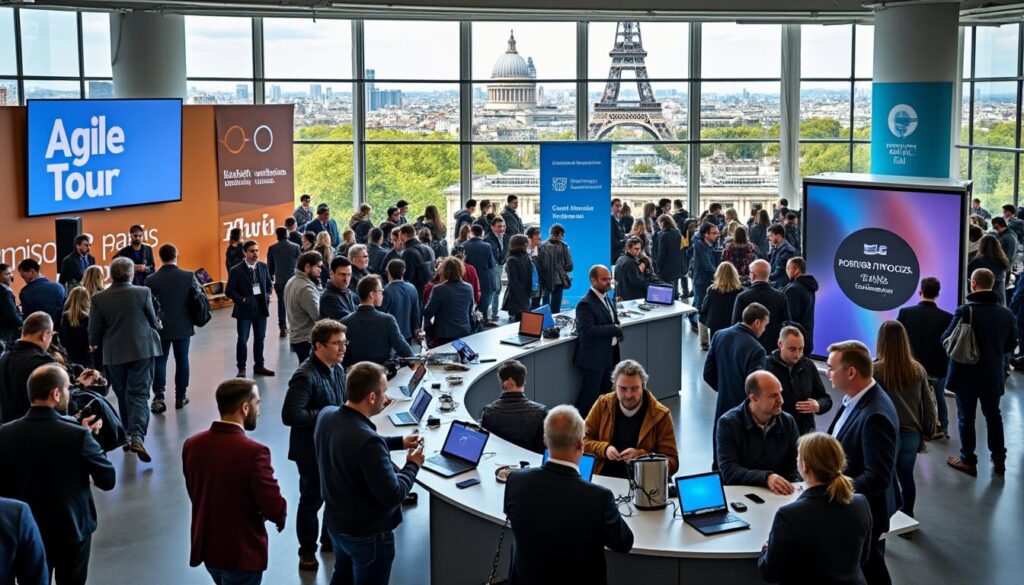 participez à l'agile tour paris 2018 : une journée dédiée à l'agilité, des conférences, ateliers et échanges avec des experts pour booster vos projets et compétences.
