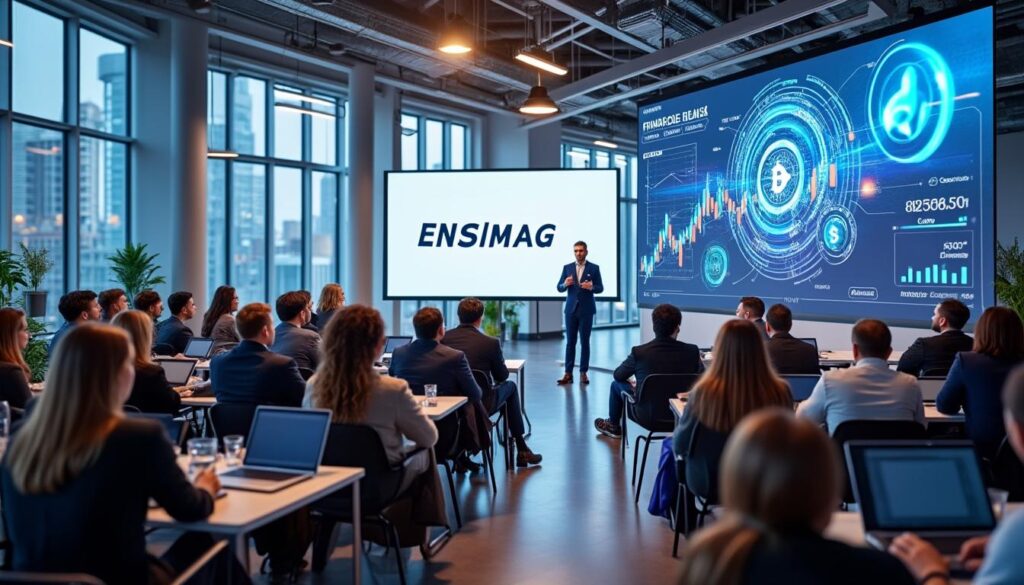 participez à l'ensimag tech meetup 5 consacré à la finance et découvrez les dernières innovations du secteur avec des experts et passionnés. rejoignez-nous pour échanger et élargir votre réseau professionnel !