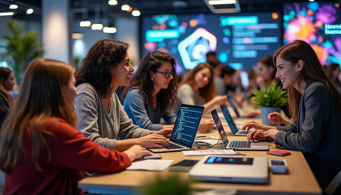 participez à l'événement girls in tech avec christelle delarue, fondatrice de l'agence madwomen, et découvrez son parcours inspirant dans la tech et la communication.