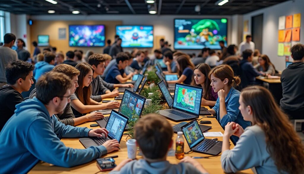 participez à l’event global game jam : un marathon créatif où développeurs, artistes et passionnés collaborent 48h pour créer des jeux vidéo innovants partout dans le monde. rejoignez la communauté !
