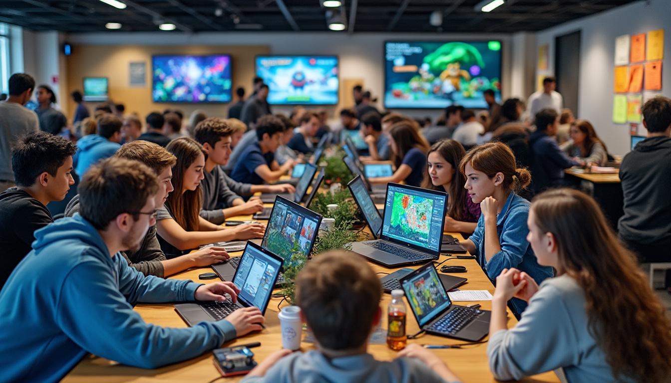 participez à l’event global game jam : un marathon créatif où développeurs, artistes et passionnés collaborent 48h pour créer des jeux vidéo innovants partout dans le monde. rejoignez la communauté !