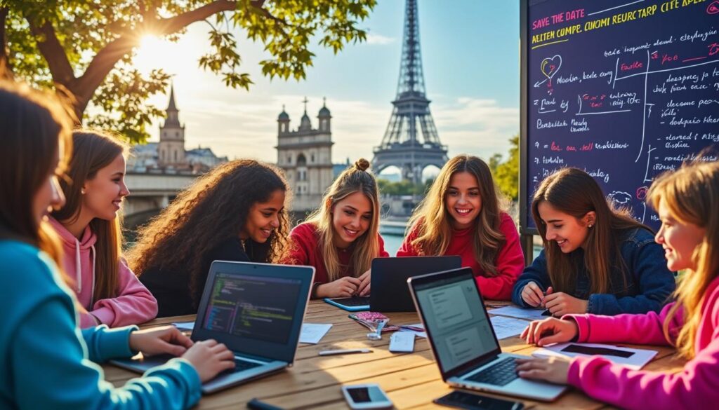 participez au becomtech girls camp 2018 à paris et lyon ! un événement incontournable pour encourager les filles à explorer le numérique et la technologie. réservez la date et rejoignez-nous pour des ateliers innovants et des rencontres inspirantes.