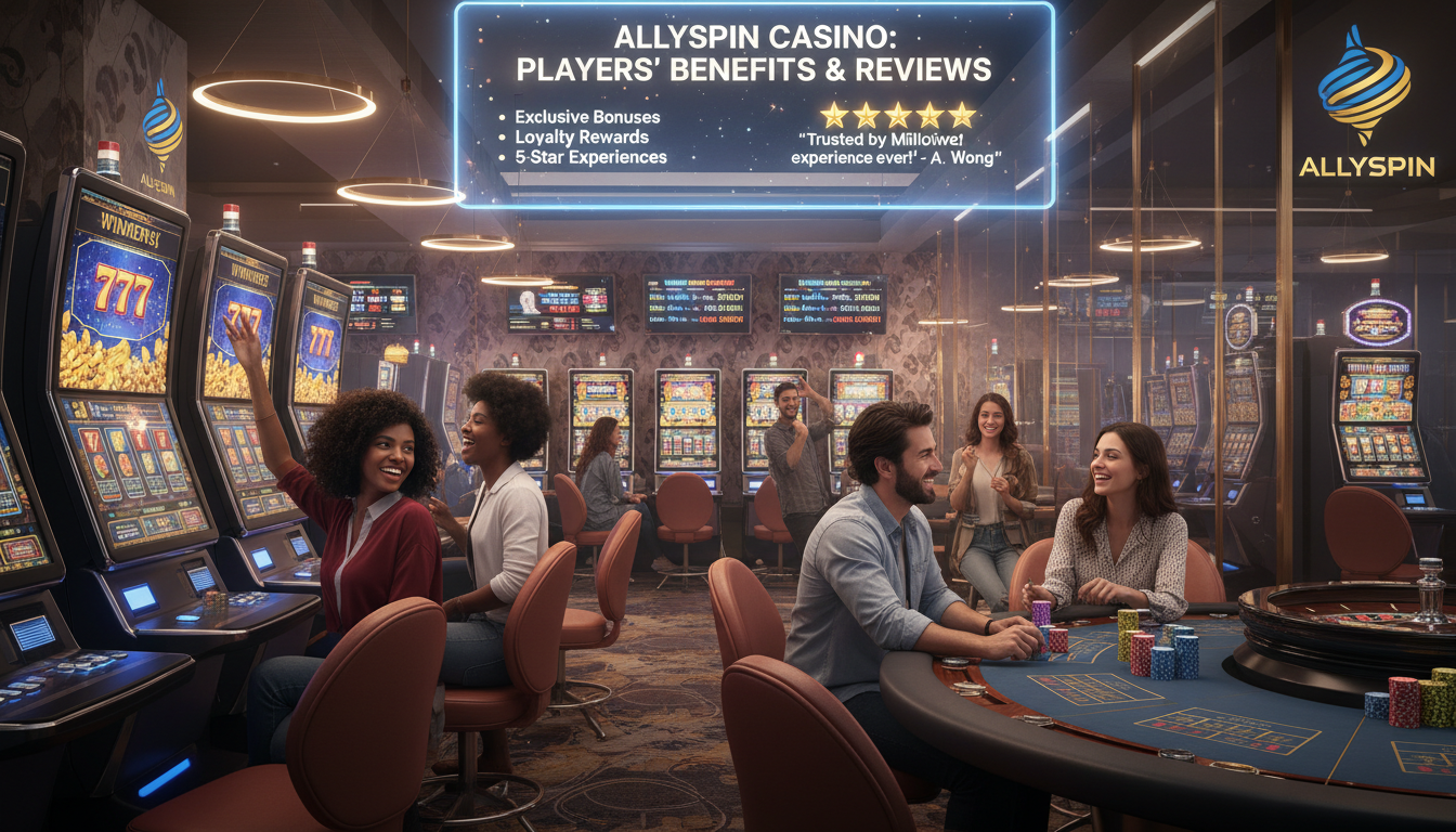 découvrez les avantages d'allyspin casino et lisez les avis des joueurs pour une expérience de jeu en ligne sécurisée et divertissante.