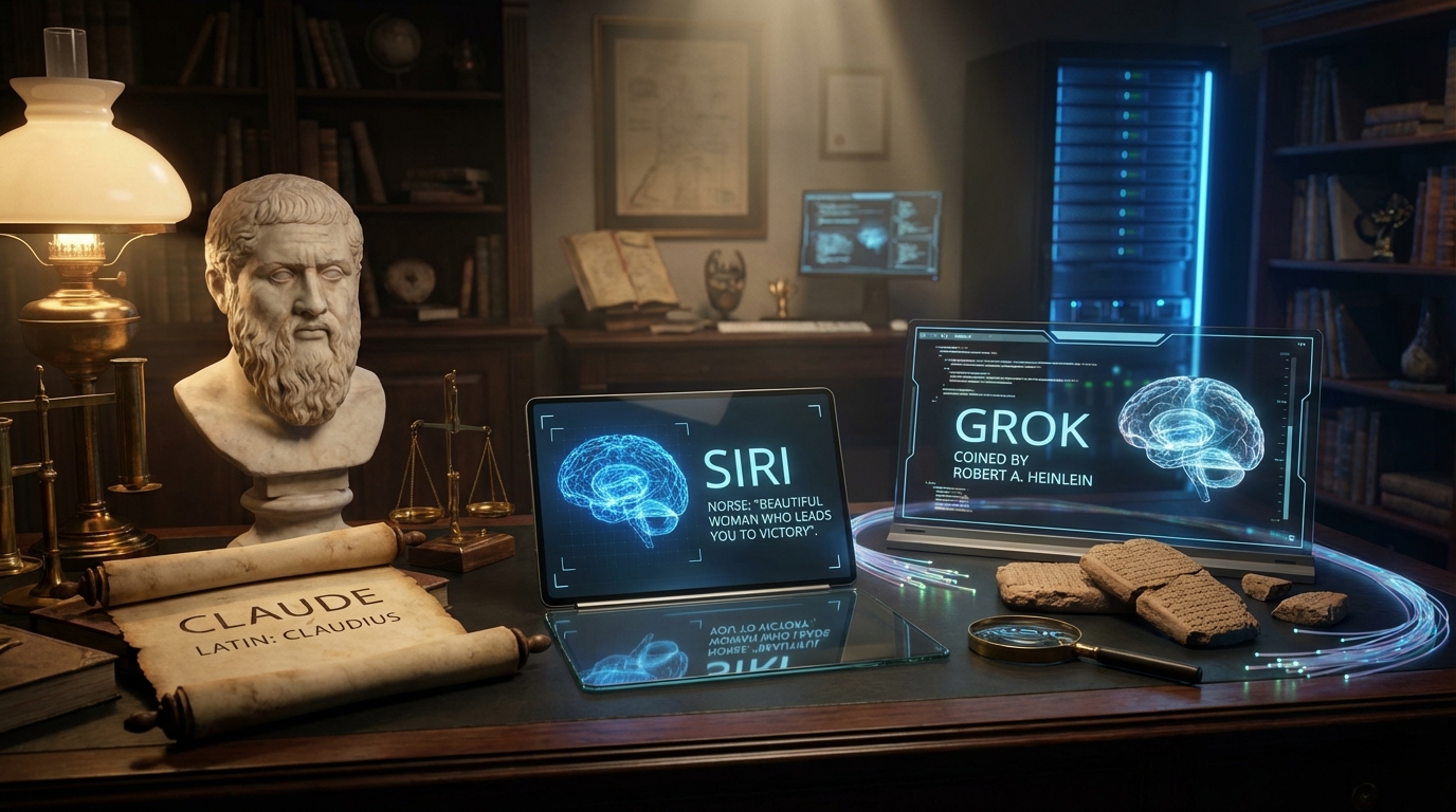 découvrez l'origine fascinante des noms de nos intelligences artificielles telles que claude, siri et grok, et plongez dans les histoires mystérieuses qui se cachent derrière ces appellations.