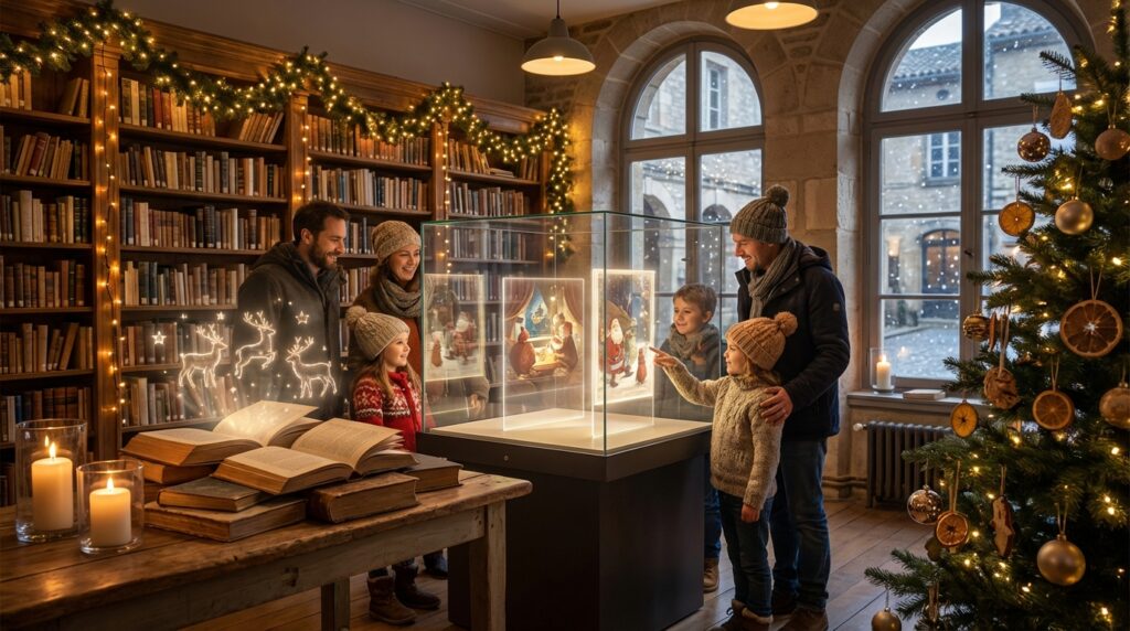 découvrez un décembre enchanté à la médiathèque de lectoure avec une exposition unique, des animations numériques innovantes et la magie des contes de noël pour petits et grands.
