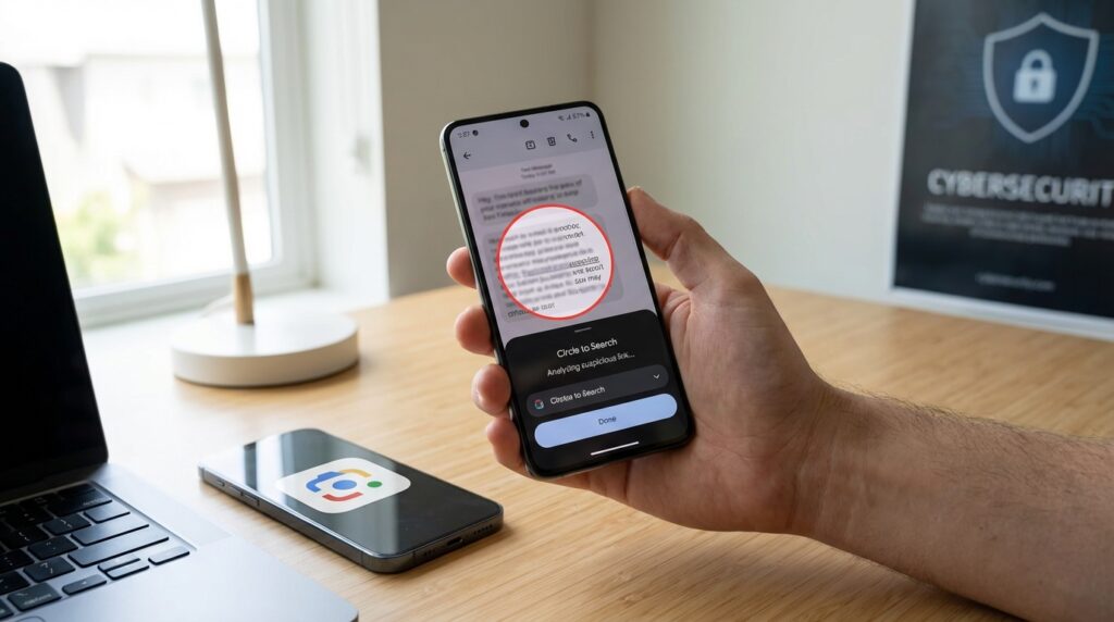 apprenez à détecter les spams efficacement en utilisant circle to search et google lens, deux outils puissants pour sécuriser votre navigation et éviter les contenus indésirables.