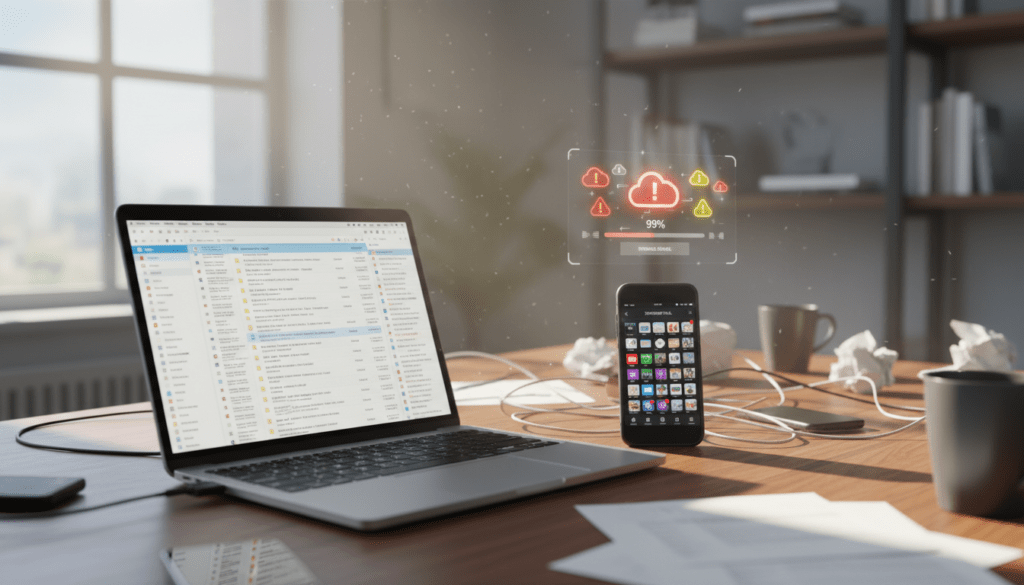 découvrez les 7 signes révélateurs du syndrome d'accumulation numérique et apprenez comment lutter contre le digital hoarding pour retrouver un espace digital sain et organisé.