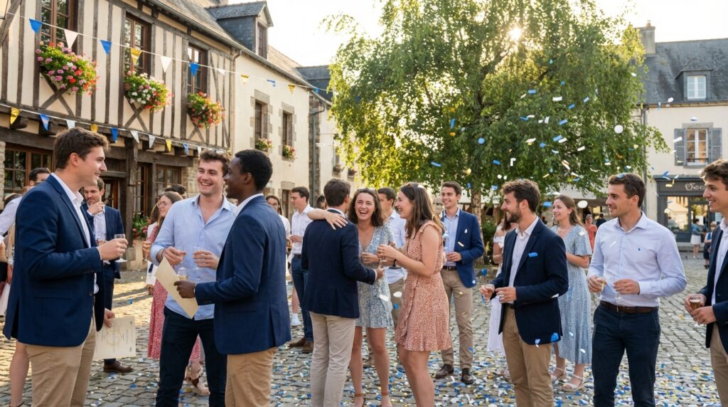 célébration des diplômés de la promotion visa numérique bretagne à la gacilly, une étape marquante vers l'innovation et la réussite numérique.