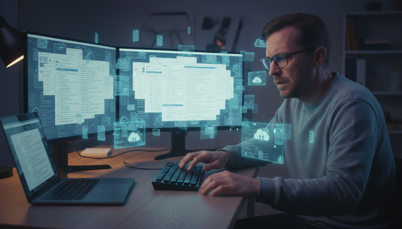 découvrez les mécanismes psychologiques derrière le digital hoarding et comprenez pourquoi nous avons du mal à supprimer nos emails, malgré l'encombrement numérique.