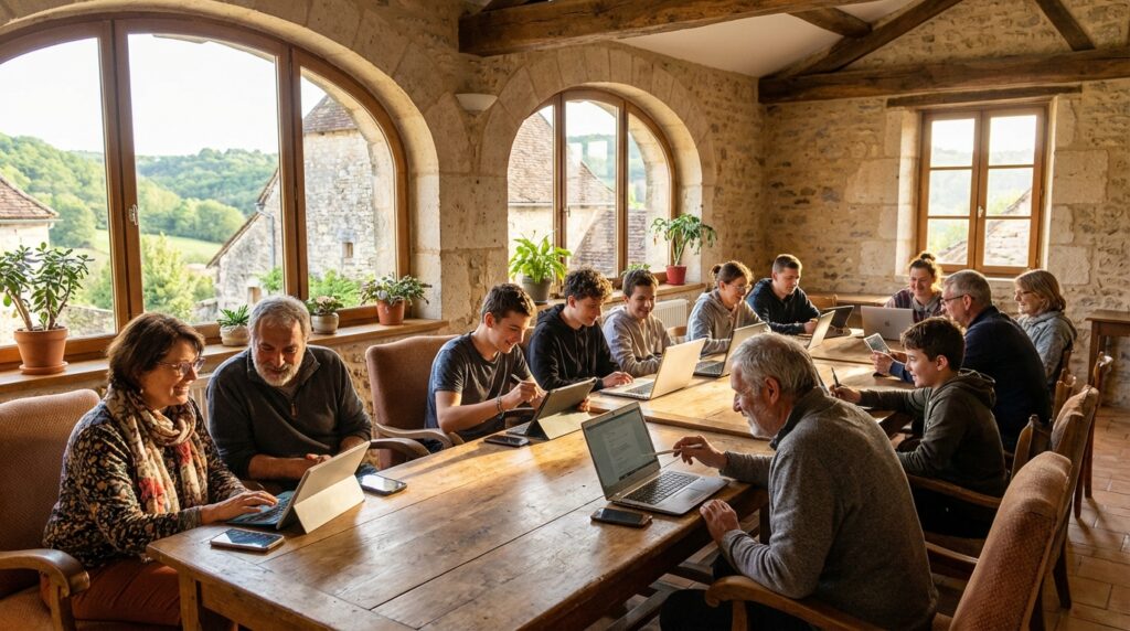 plongez dans l'univers numérique à sousceyrac-en-quercy avec une initiation simple et accessible à tous, idéale pour maîtriser les bases du digital en toute convivialité.