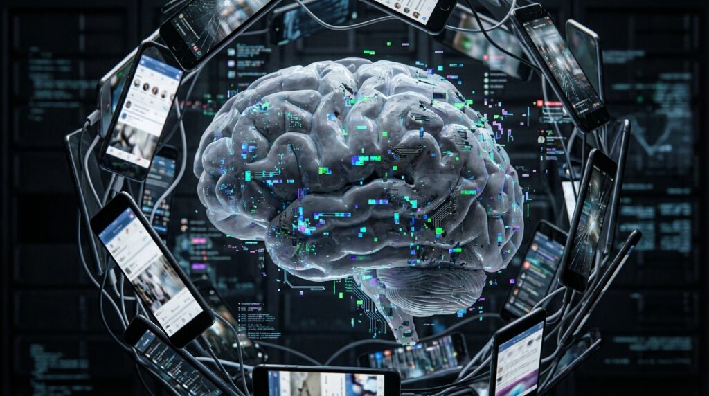 découvrez comment la surconsommation numérique influence notre cerveau et explorez les risques potentiels de détérioration cognitive liés à l'usage excessif des technologies dans 'brainrot'.