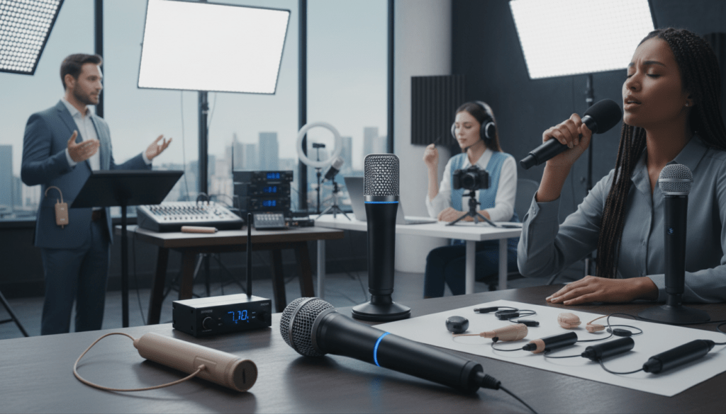 découvrez comment choisir le micro sans fil idéal en fonction de votre usage, que ce soit pour le chant, les présentations ou les enregistrements professionnels.