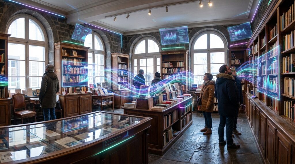 découvrez l'univers numérique fascinant de michel coste lors d'une plongée captivante à la librairie les volcans de clermont-ferrand. une immersion unique à ne pas manquer !