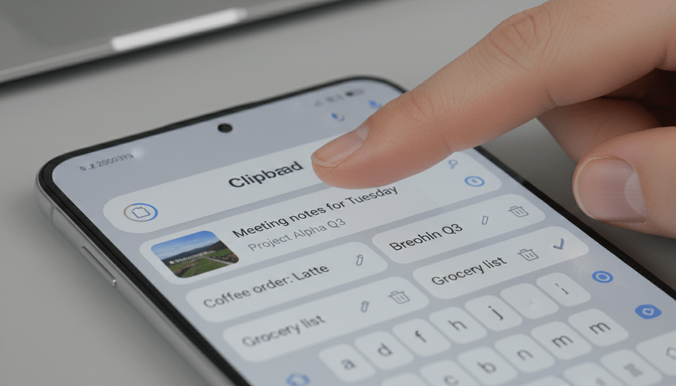 découvrez où trouver et comment utiliser le presse-papier sur votre appareil android pour gérer facilement vos contenus copiés.