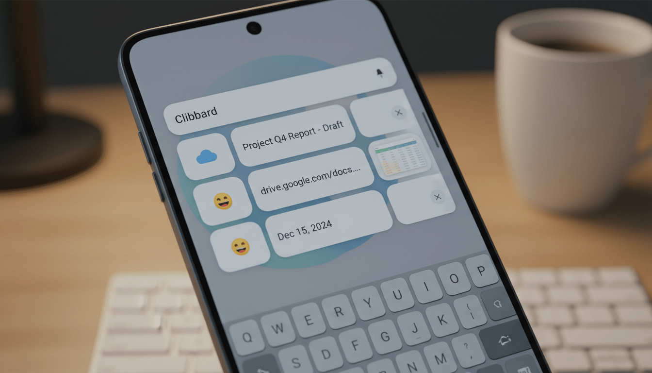 découvrez comment récupérer facilement un document depuis le presse-papier samsung et optimiser votre gestion de fichiers sur mobile.