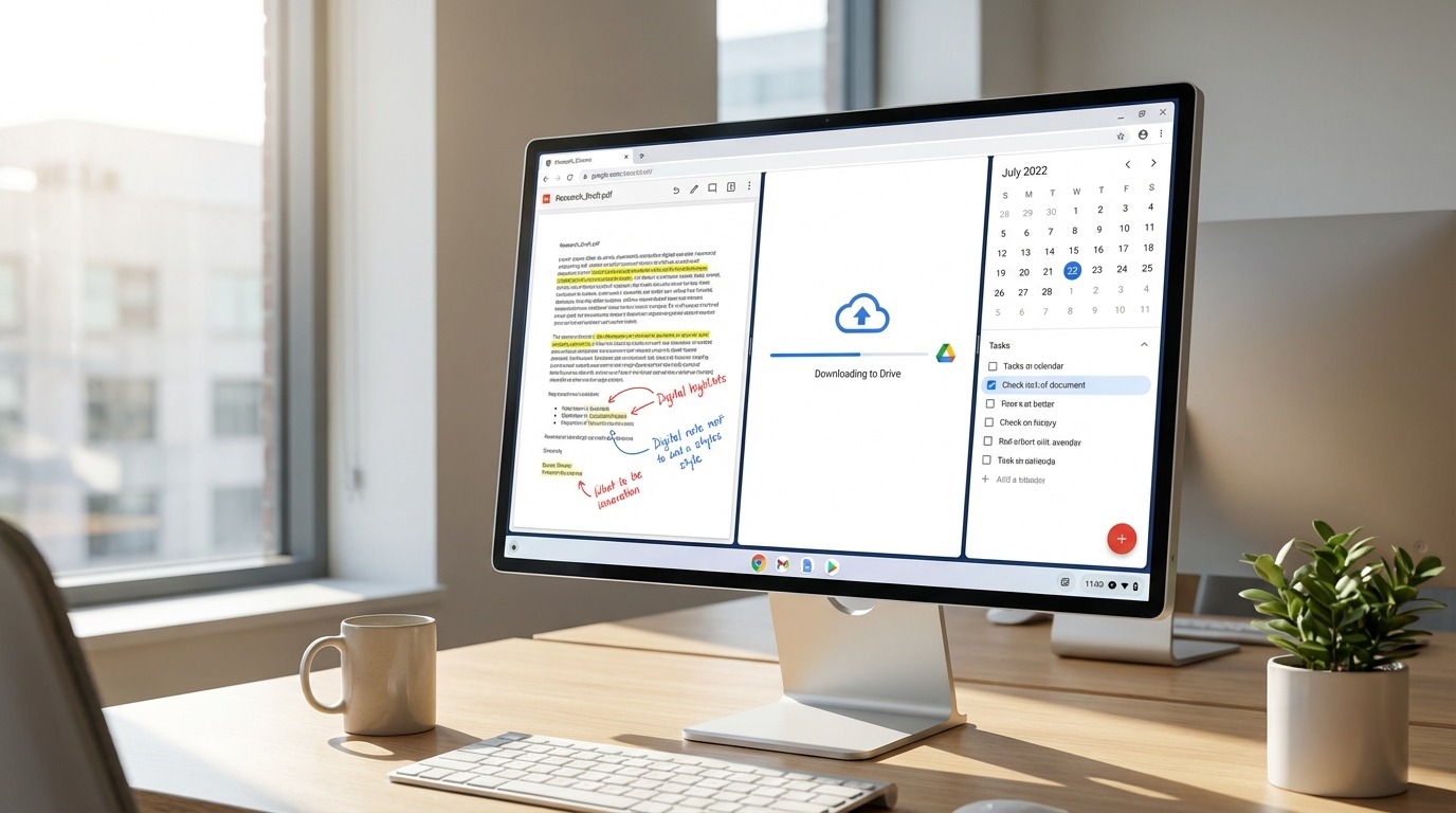 découvrez les nouvelles fonctionnalités de chrome : affichage fractionné pour une navigation multitâche, annotation facile des pdf et téléchargement direct vers google drive pour une gestion simplifiée de vos fichiers.