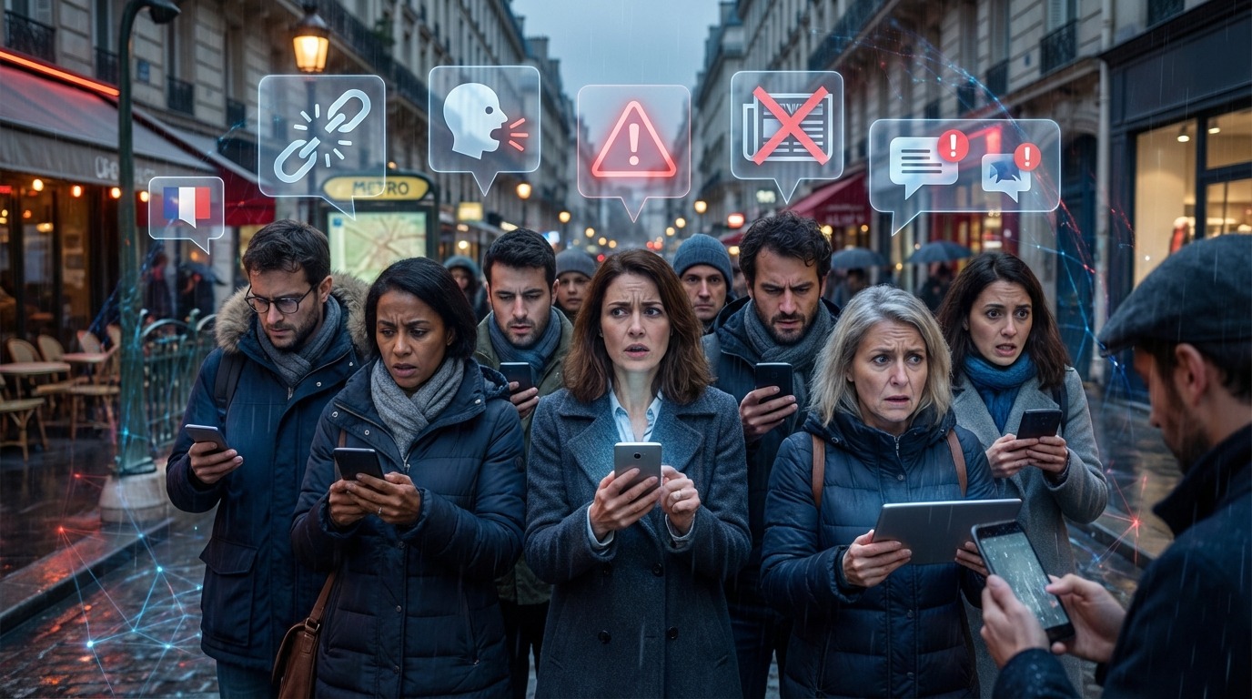 découvrez comment les français perçoivent les fake news, la haine et la violence sur les réseaux sociaux, et quelles sont leurs préoccupations principales face à ces phénomènes.