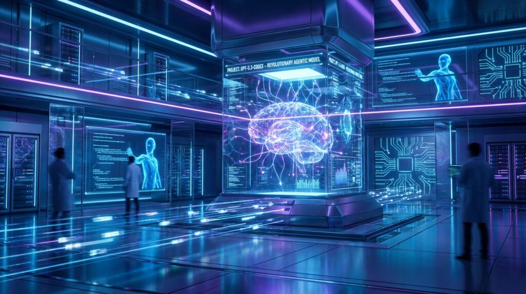 découvrez gpt-5.3-codex, le nouveau modèle agentique ultra-rapide d'openai qui révolutionne l'intelligence artificielle avec des performances inégalées.