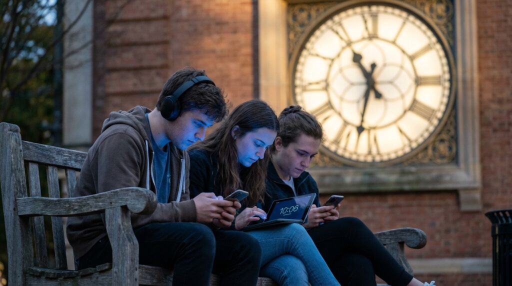 découvrez comment la domination du numérique transforme les habitudes des jeunes, au point de leur faire perdre l'art de lire l'heure traditionnelle sur une montre analogique.