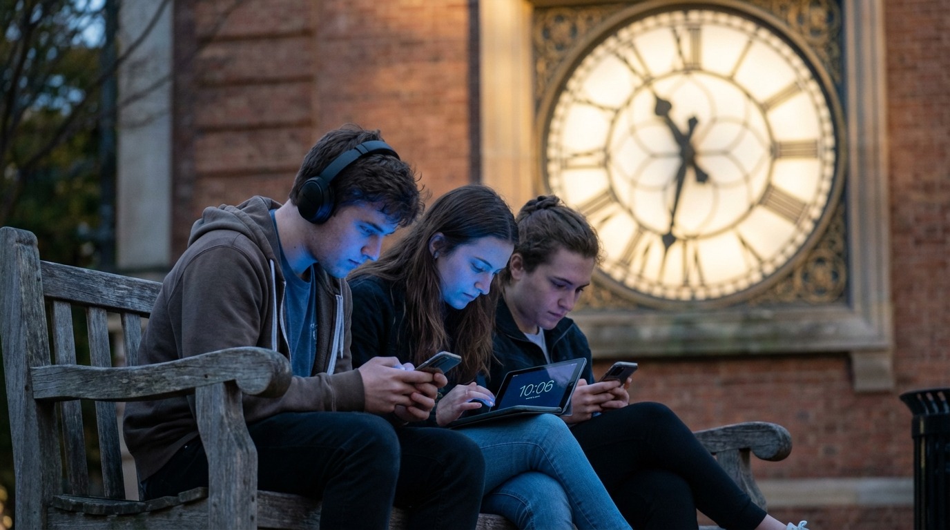 découvrez comment la domination du numérique transforme les habitudes des jeunes, au point de leur faire perdre l'art de lire l'heure traditionnelle sur une montre analogique.