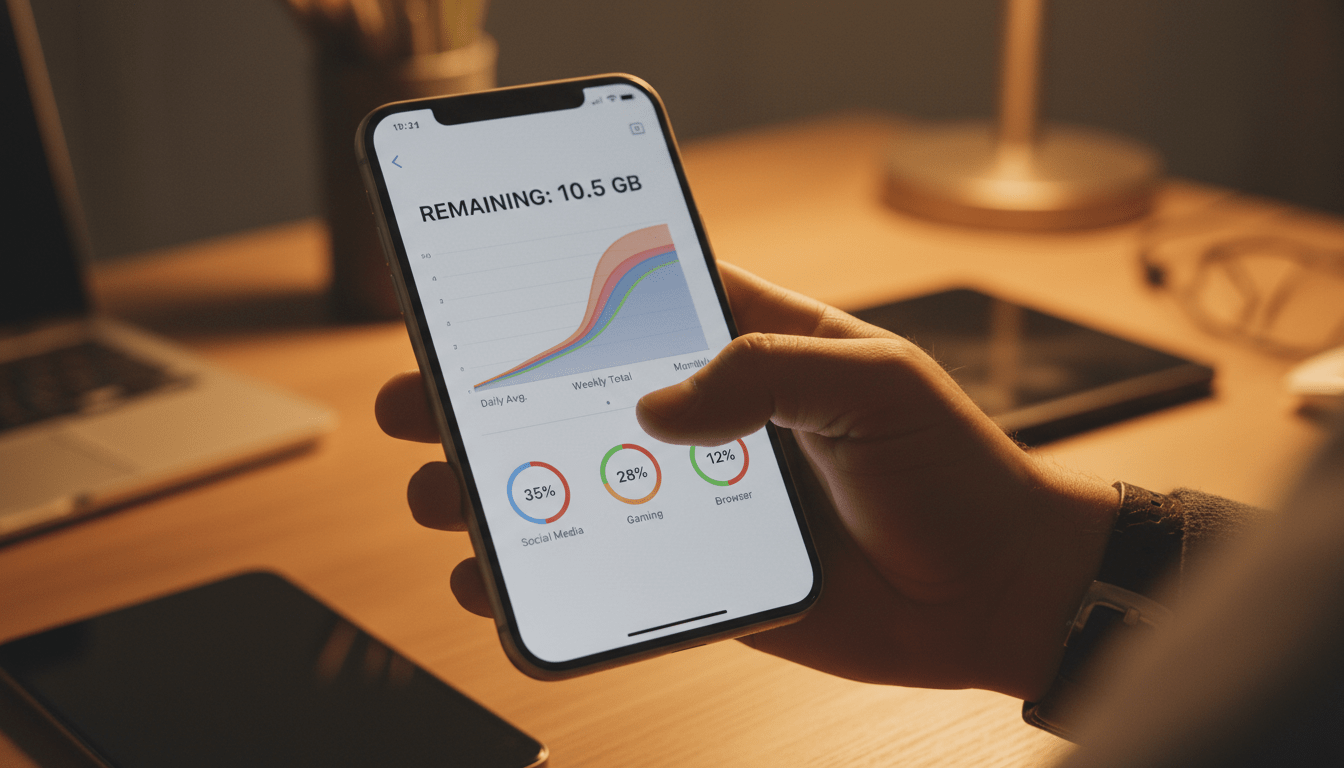 découvrez la durée d'utilisation estimée pour 80 go d'internet et optimisez votre consommation de données au quotidien.