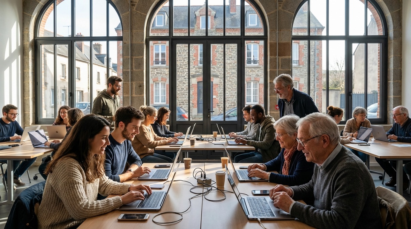 participez aux ateliers numériques tous les mardis matins dans une commune du nord de l’agglomération nantaise pour améliorer vos compétences digitales dans une ambiance conviviale.