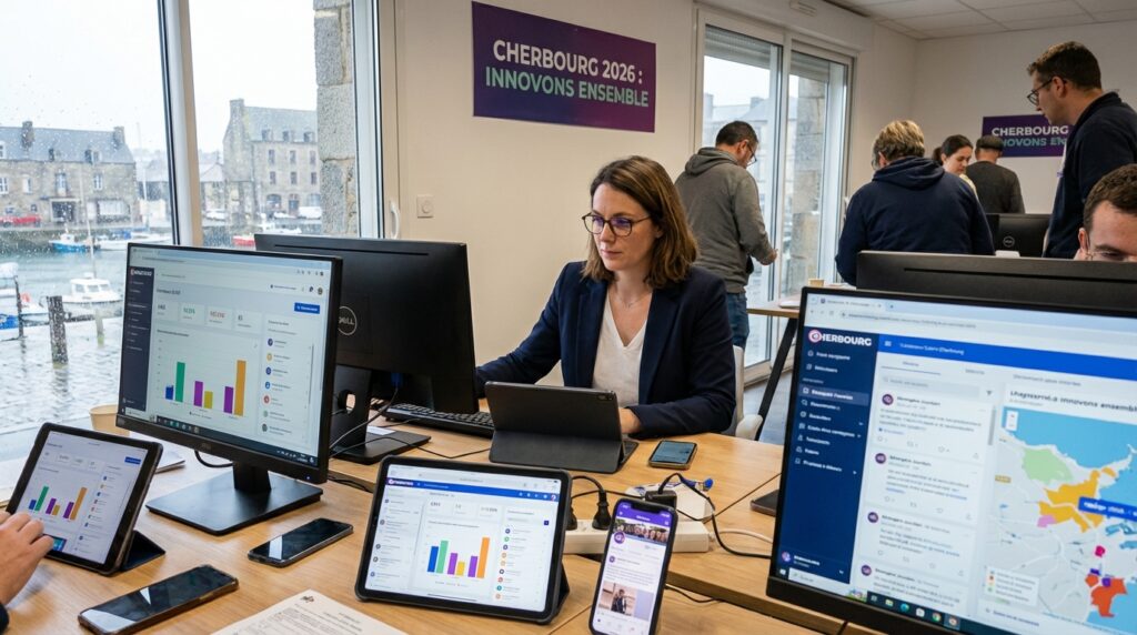 découvrez le rôle clé de bérengère jourdain, stratège digitale, dans la campagne de camille margueri pour les municipales 2026 à cherbourg. une ambition digitale au service de l'engagement local.
