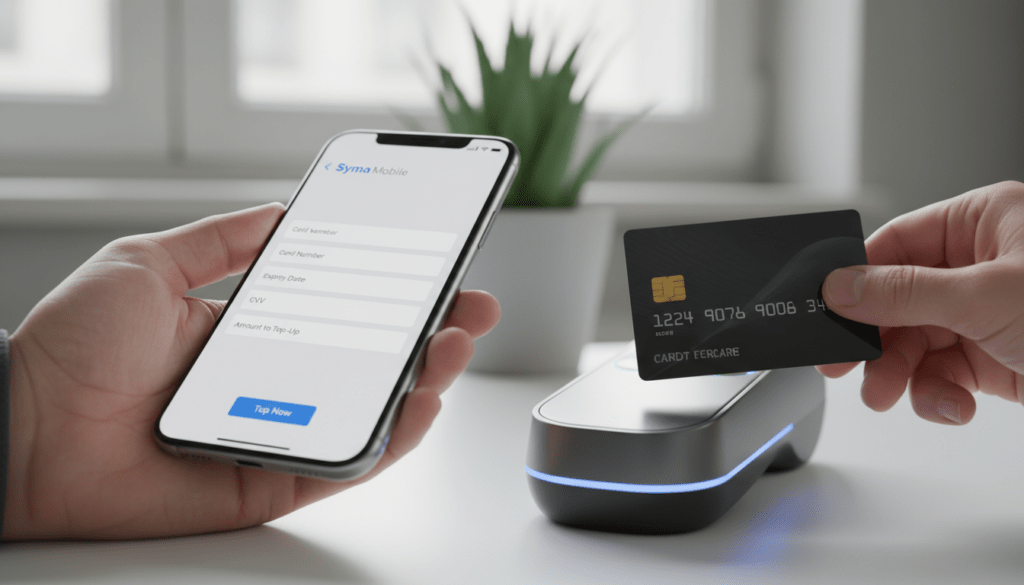 effectuez facilement le rechargement de votre compte syma mobile grâce au paiement sécurisé par carte bancaire. simple, rapide et sûr.