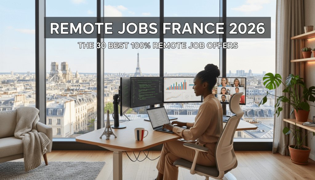découvrez les 30 meilleures offres d'emploi 100% télétravail en france pour 2026. trouvez votre job à distance idéal et travaillez depuis chez vous avec remote jobs france.