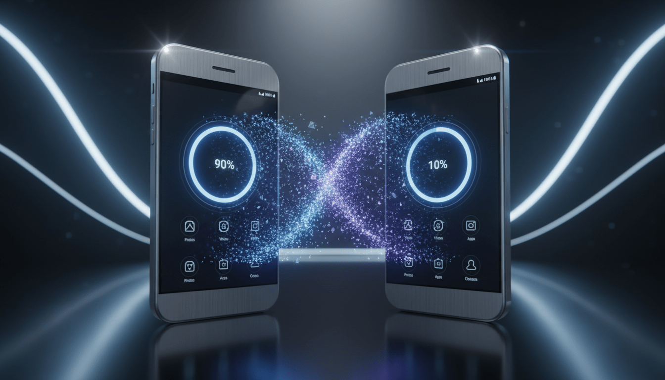 découvrez comment transférer facilement vos données mobiles vers un nouvel appareil en toute sécurité et sans perte d'informations.