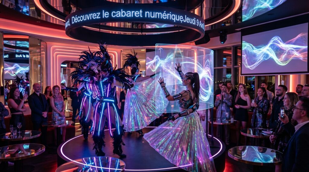 participez au cabaret numérique, un événement unique organisé par la ville de dinard ce jeudi 9 avril, mêlant art et innovation digitale.