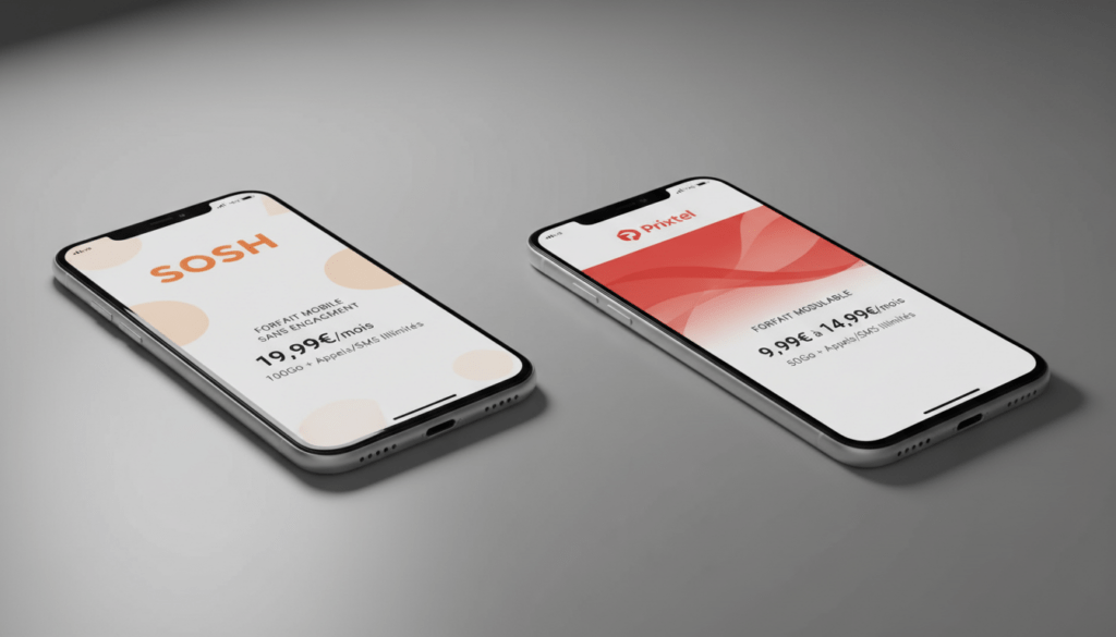 découvrez les différences entre sosh et prixtel pour choisir le forfait mobile qui correspond le mieux à vos besoins et à votre budget.