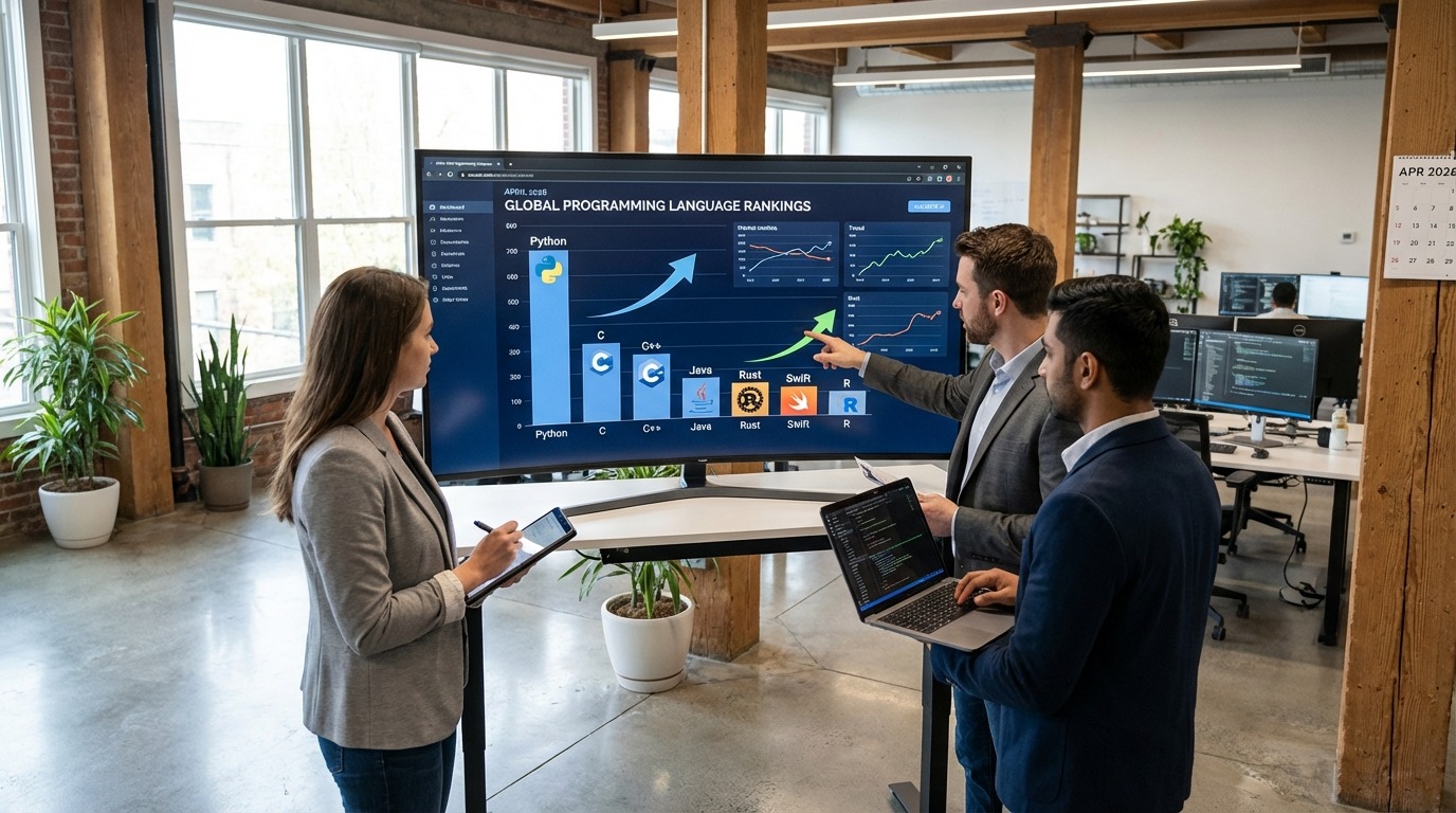 découvrez le top 20 des langages de programmation les plus populaires et en vogue en avril 2026, avec les tendances actuelles pour les développeurs et les passionnés de tech.