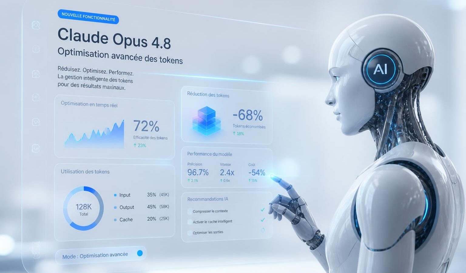 découvrez claude opus 4.8 d'anthropic, une mise à jour innovante qui révolutionne la gestion des tokens pour une performance optimisée et une expérience utilisateur améliorée.