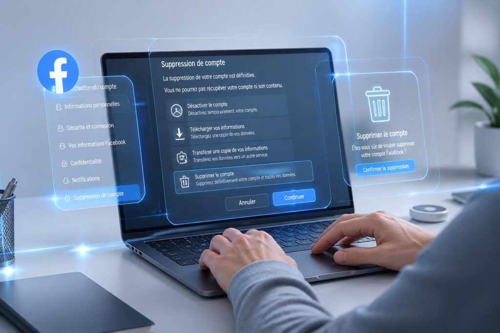 découvrez notre tutoriel complet 2026 pour supprimer définitivement votre compte facebook en toute simplicité et sécuriser vos données personnelles.