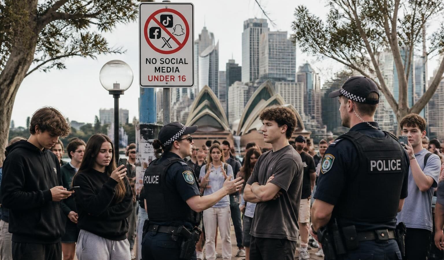en australie, l'interdiction des réseaux sociaux, malgré les annonces ambitieuses, rencontre des difficultés à atteindre ses objectifs et à limiter leur influence.