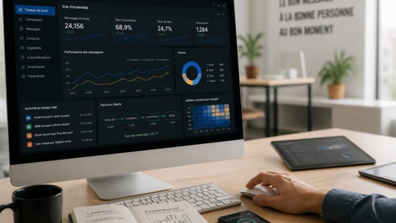 optimisez vos campagnes marketing avec l'automatisation comportementale : envoyez les messages parfaits au moment clé, en fonction des signaux d'achat de vos prospects pour maximiser vos conversions.