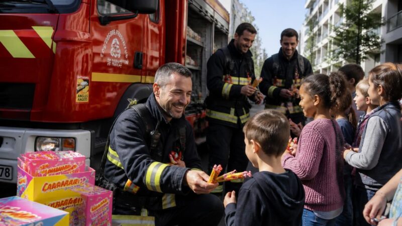 découvrez comment carambar s'associe aux pompiers dans une collaboration sucrée et solidaire pour soutenir et sauver des vies.