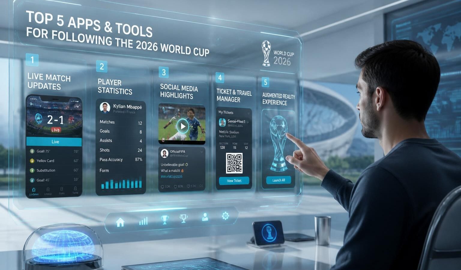 découvrez le top 5 des applications et outils web incontournables pour suivre la coupe du monde 2026 en temps réel et ne rien manquer de la compétition.