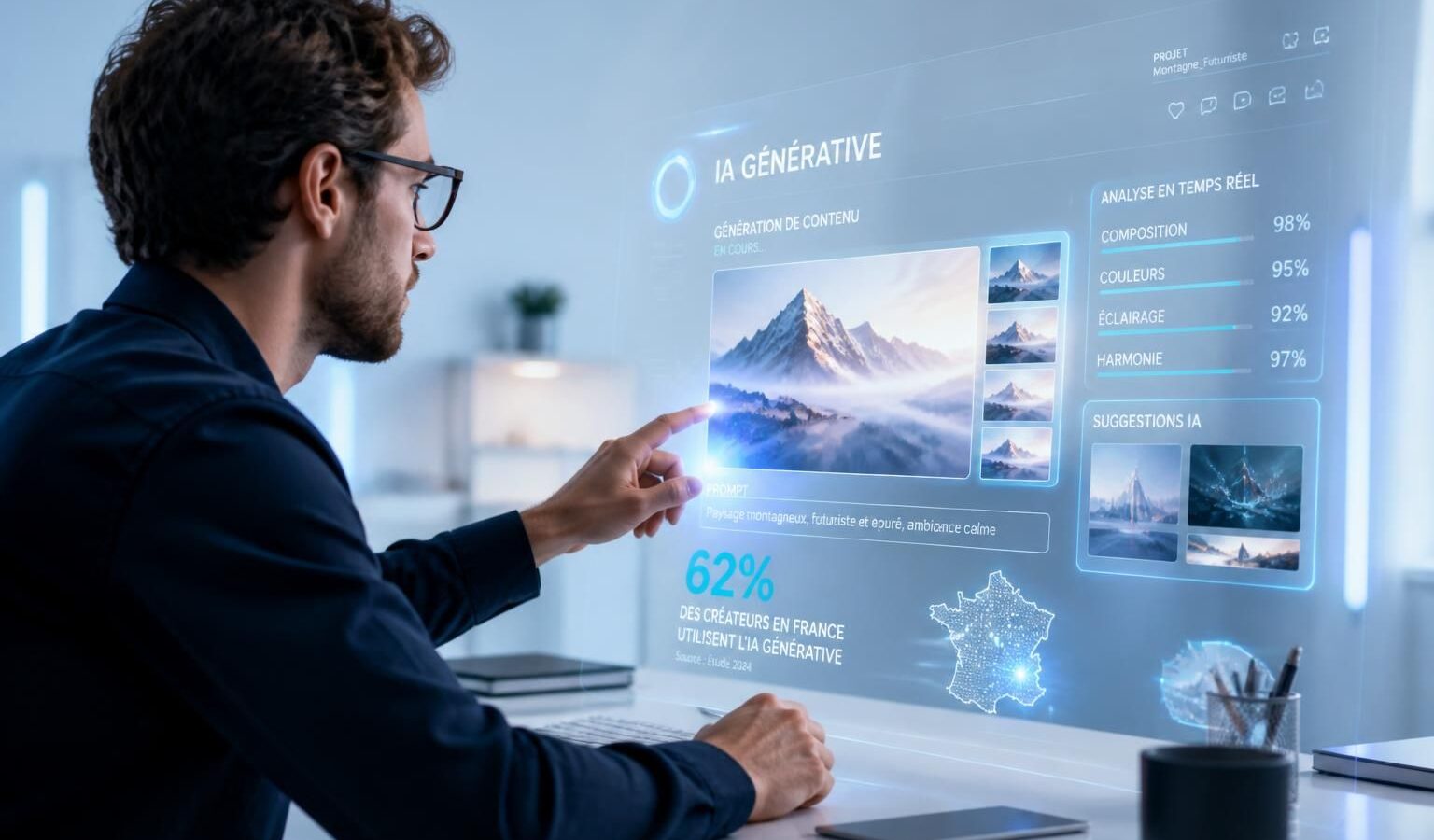 découvrez comment 62 % des créateurs français intègrent l'ia générative dans leurs processus créatifs, transformant ainsi leur manière de concevoir et d'innover.