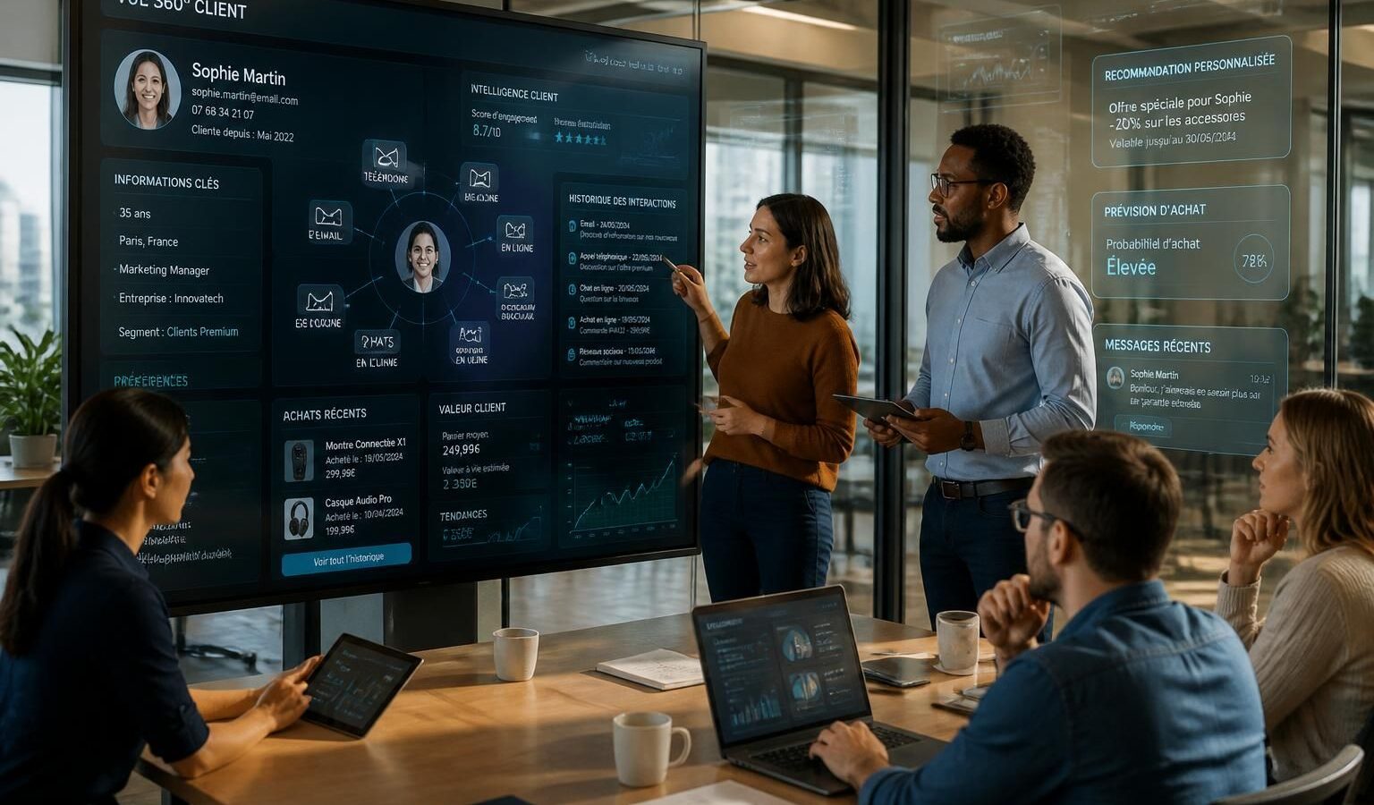 découvrez hubspot crm, la solution idéale pour une vision client à 360°, permettant des interactions entièrement personnalisées et une gestion optimale de vos relations clients.
