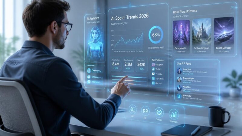explorez comment l'intelligence artificielle transforme les relations publiques et les réseaux sociaux avec les tendances médias incontournables prévues pour 2026.