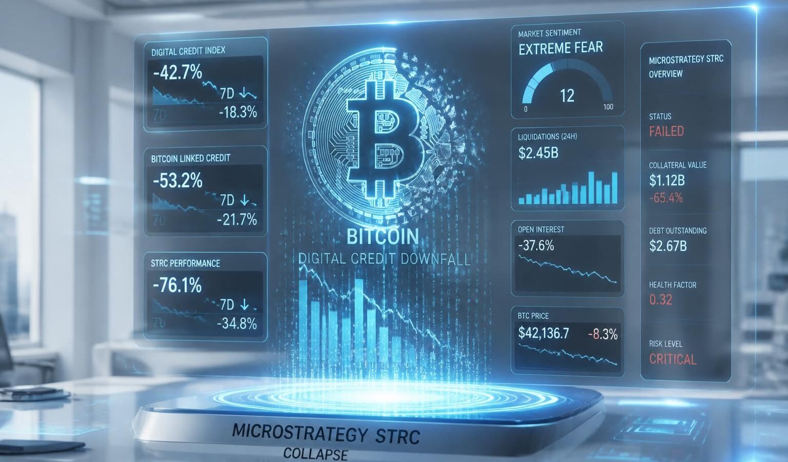 découvrez pourquoi le crédit numérique lié à bitcoin pourrait décliner après l'effondrement du strc de microstrategy, et analysez les impacts de cette technologie sur le marché des cryptomonnaies.