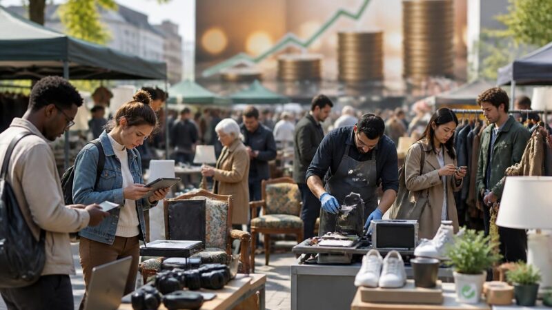 découvrez comment le marché de la seconde main, désormais à 121 milliards d'euros, pose un défi crucial pour garantir la qualité des produits reconditionnés.