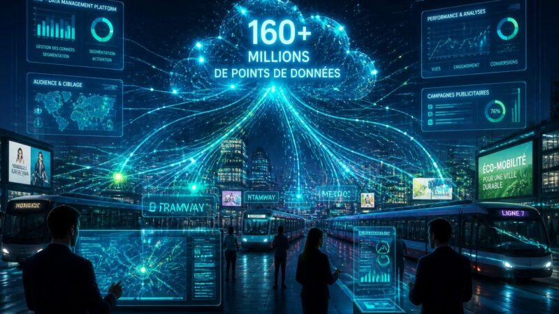 mediatransports utilise une dmp innovante exploitant plus de 160 millions de données pour optimiser la publicité ciblée et maximiser l'impact des campagnes marketing.