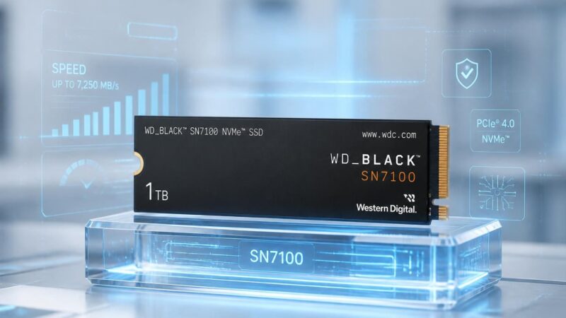 profitez de l'offre immanquable sur le ssd interne wd black sn7100 de 1 to à seulement 169,60 €. boostez la performance de votre pc avec ce disque rapide et fiable, idéal pour les gamers et les professionnels.