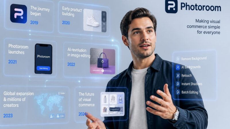 découvrez le parcours inspirant de photoroom raconté par son cofondateur lors de vivatech, un événement incontournable de l'innovation et de la technologie.
