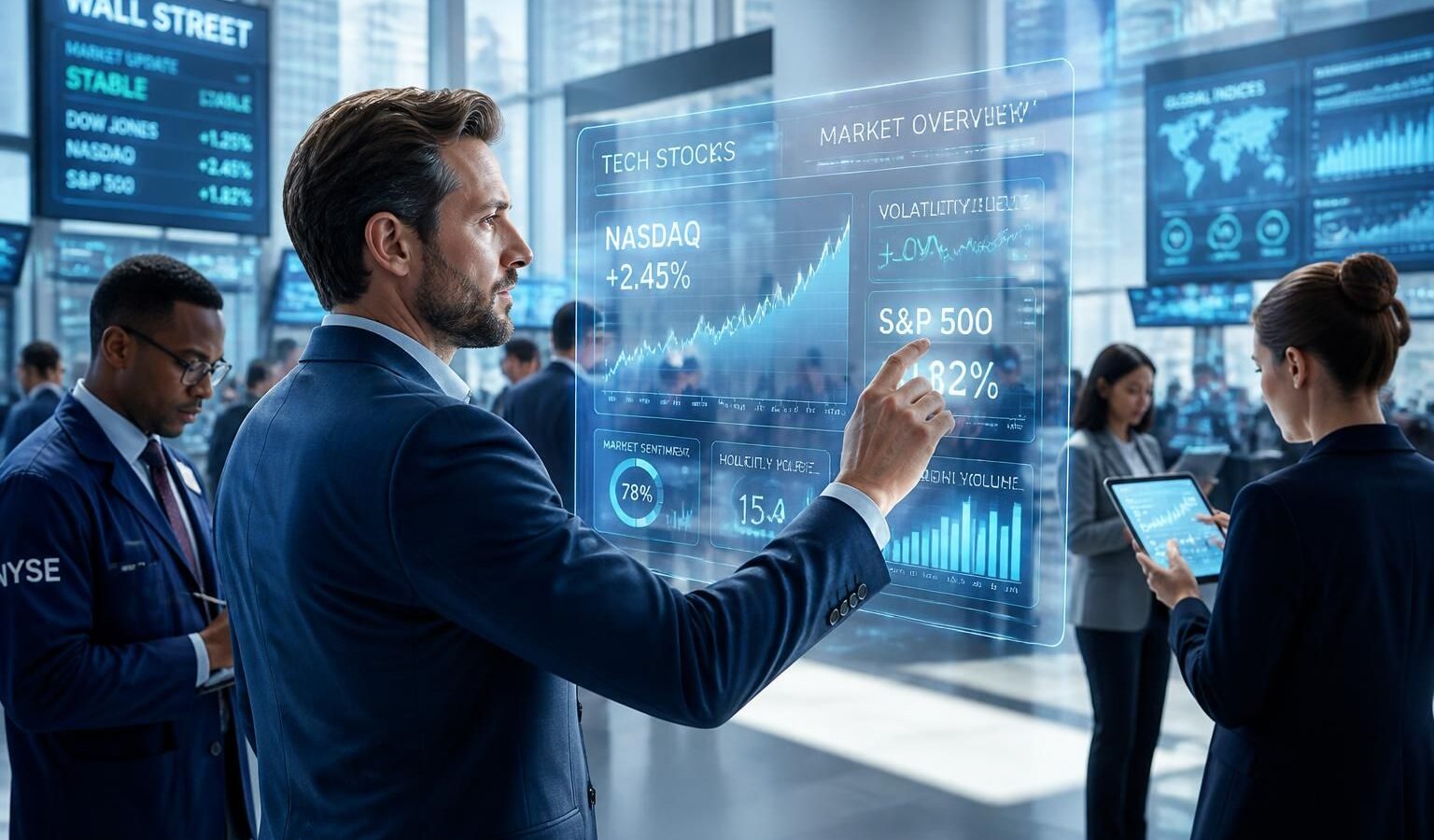wall street reprend de la vigueur grâce à la hausse des valeurs technologiques et à un climat de tensions apaisé, stimulant l'activité boursière et renforçant la confiance des investisseurs.