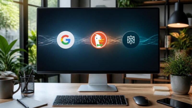 découvrez comment améliorer vos recherches en ligne en remplaçant google search par duckduckgo et perplexity pour plus de confidentialité et des résultats pertinents.