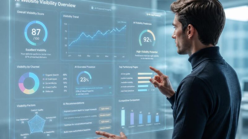 découvrez notre guide complet ai overviews pour évaluer efficacement la visibilité de votre site web et améliorer votre présence en ligne grâce à l'intelligence artificielle.